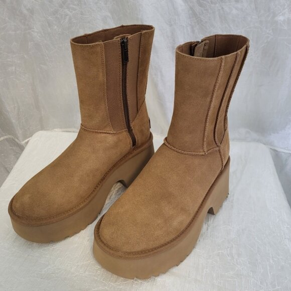 UGG Classic Twin Seam New Heights Platform Boots Sz 9 Women's - Picture 7 of 12
